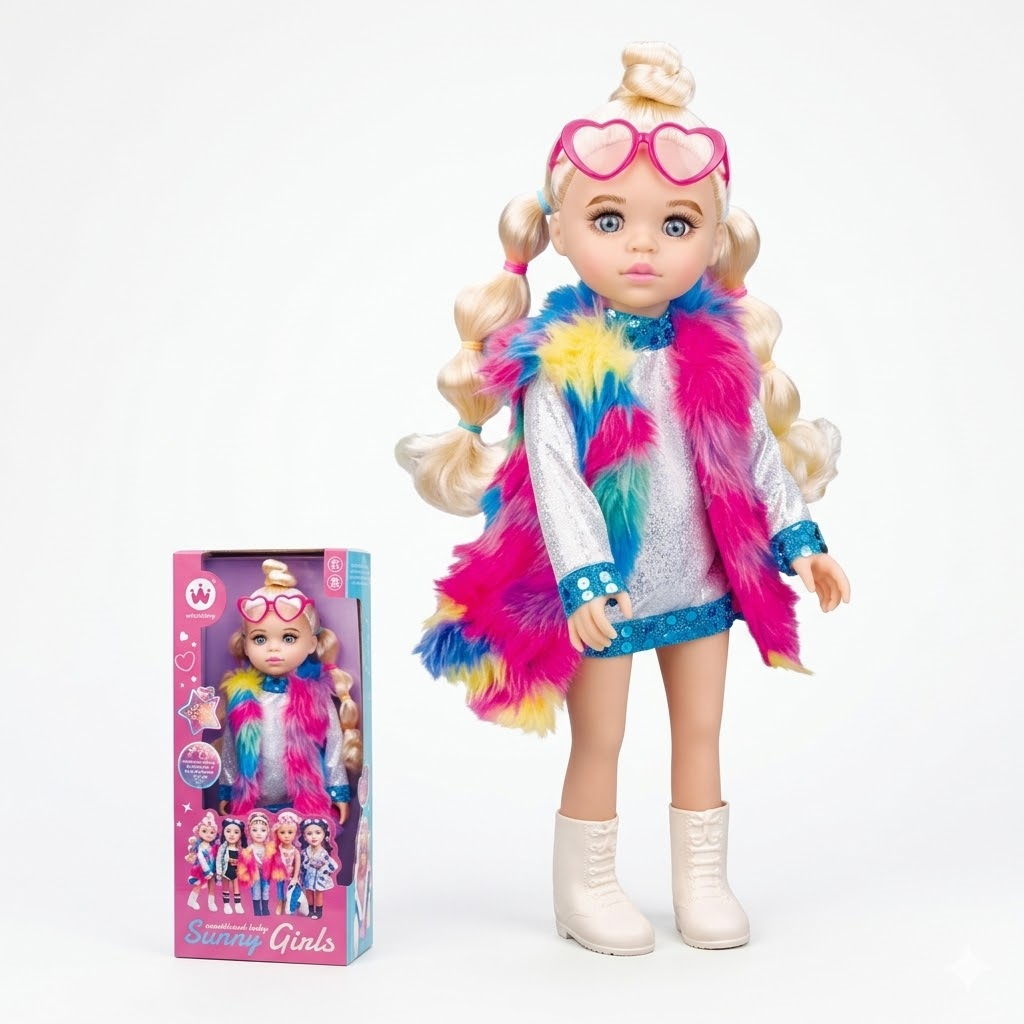 Breadcrumbut, Ceren, CTOY Tatlı Moda Oyuncak Bebek 40 cm Model 1 