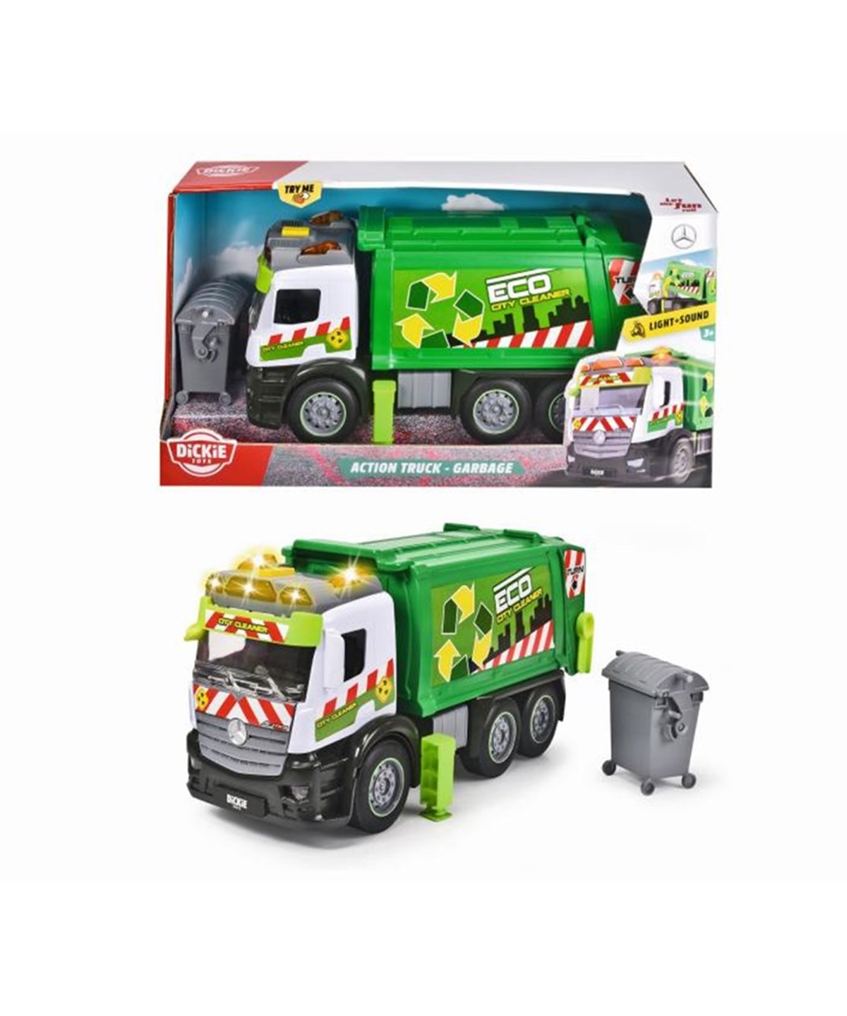 Breadcrumbut, DICKIE TOYS, Dickie Toys Action Truck Garbage Sesli ve Işıklı 20 374 5014