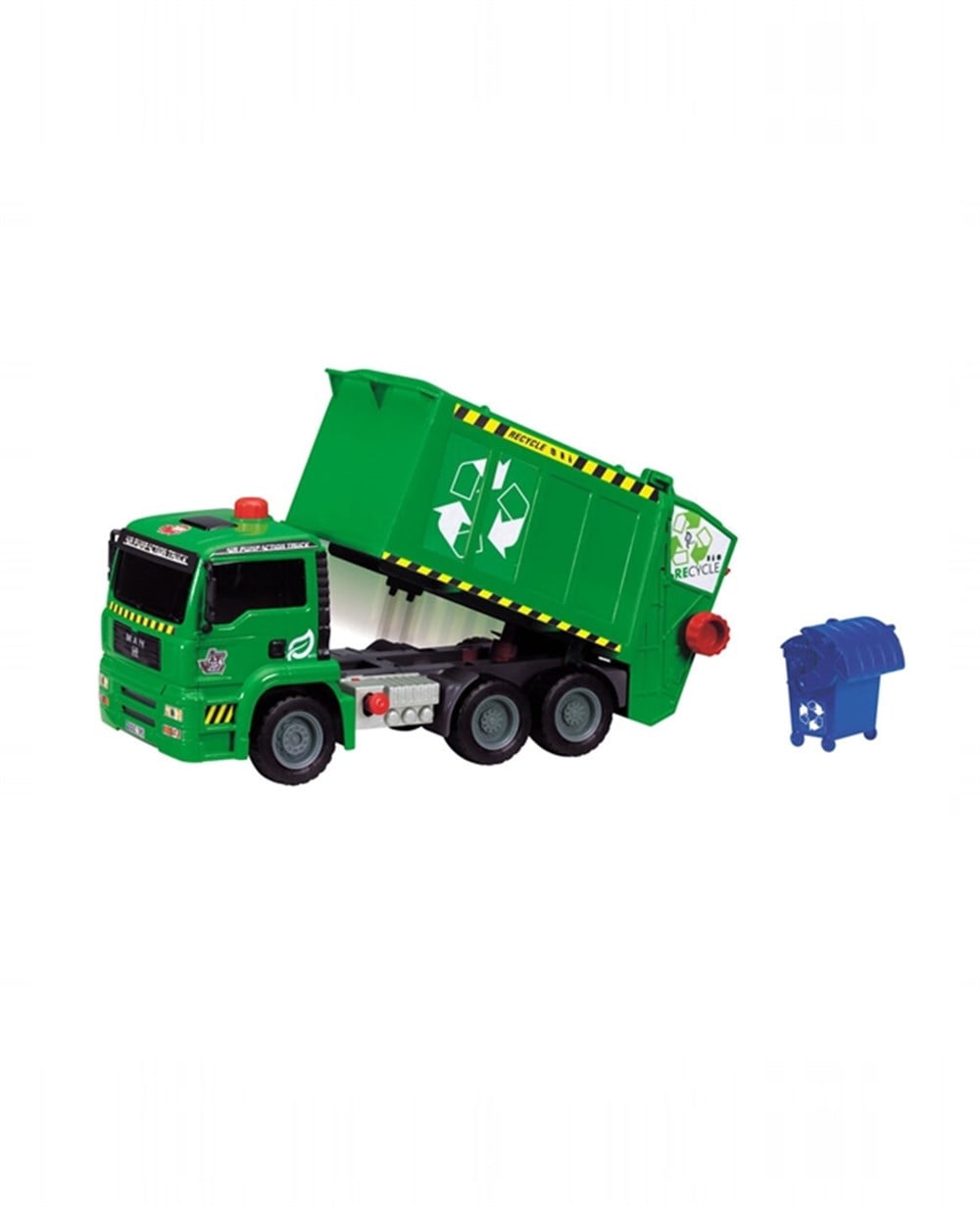Breadcrumbut, DICKIE TOYS, Dickie Toys Air Pump Garbage Truck 203805000