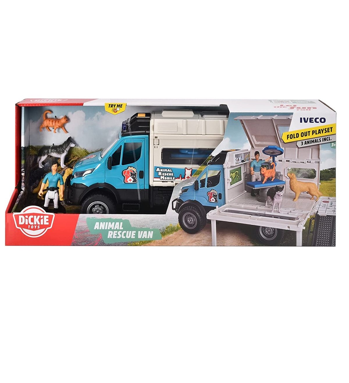 Breadcrumbut, DICKIE TOYS, Dickie Toys Animal Rescue Van Sesli ve Işıklı 20 383 7015