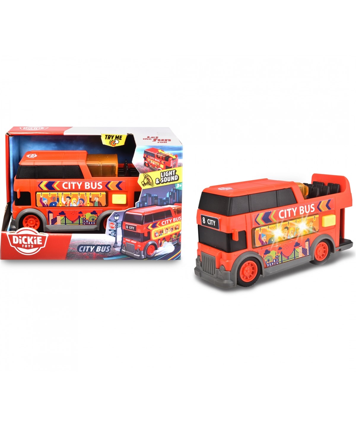 Breadcrumbut, DICKIE TOYS, Dickie Toys City Bus Sesli ve Işıklı 20 330 2032