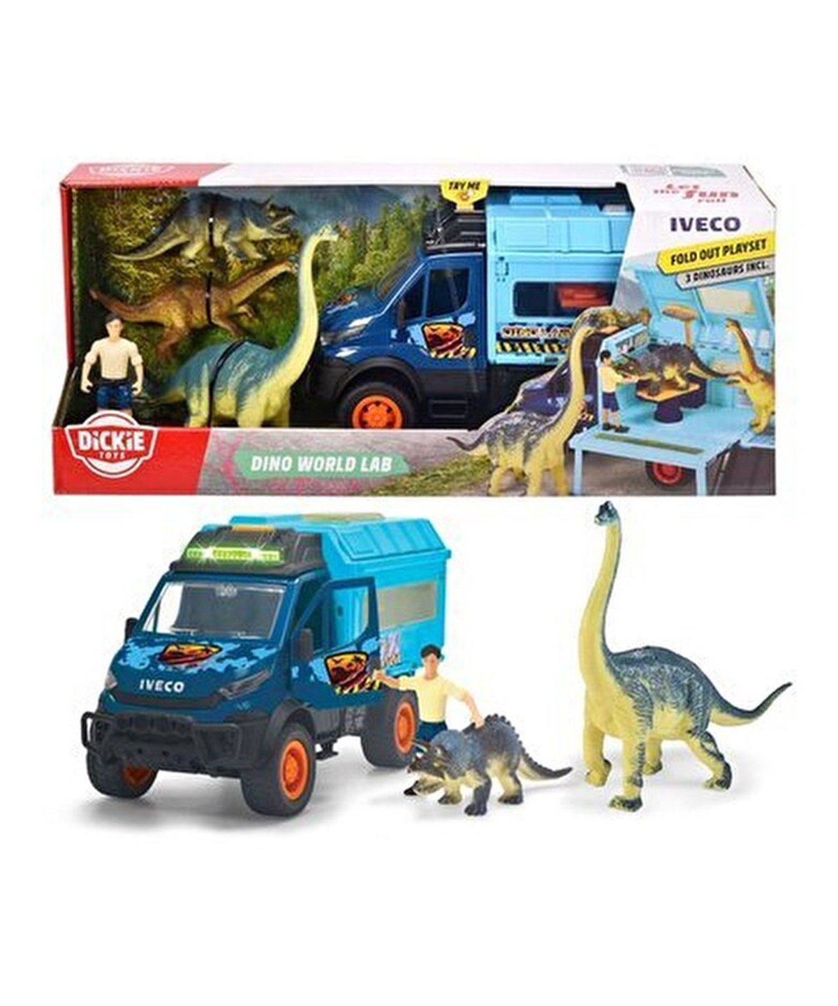 Breadcrumbut, DICKIE TOYS, Dickie Toys Dinazor Dünyası Labaratuar Arabası 203837025