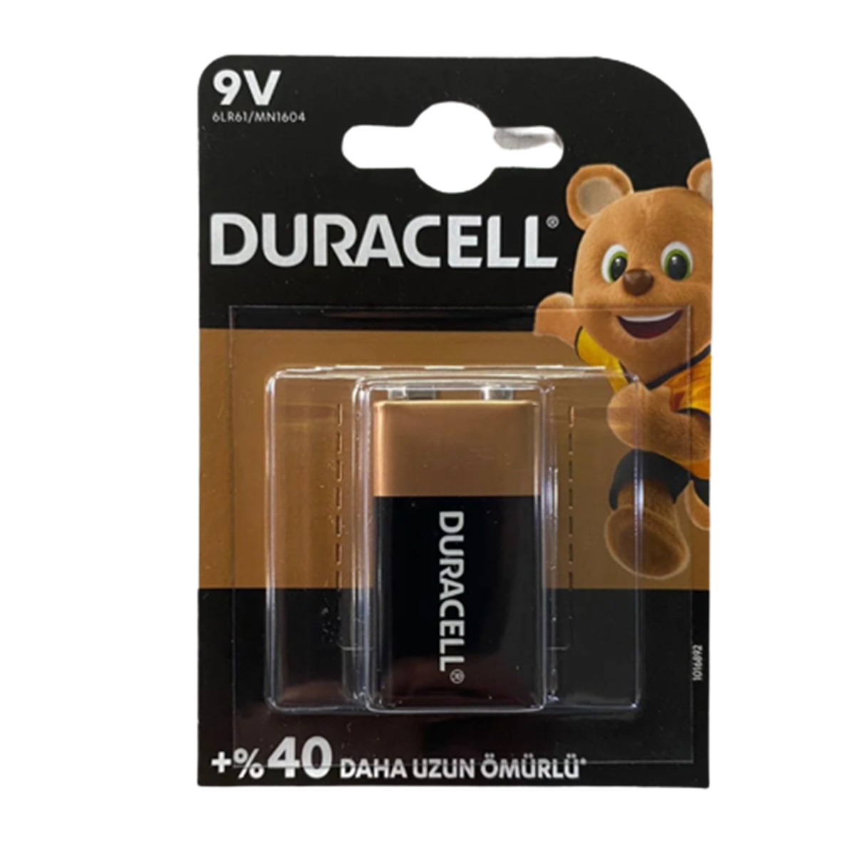 Breadcrumbut, Duracell, DURACELL (9V) 9 VOLT PİL 10*30 6LR61