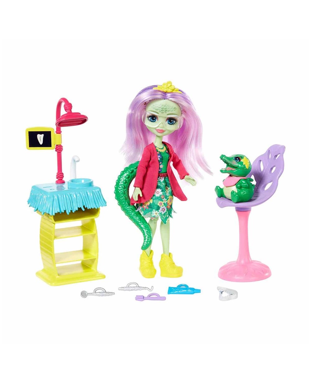 Breadcrumbut, Enchantimals, Enchantimals Bebekleri Piknikte FCC62 GFN55 Smilin Dentist