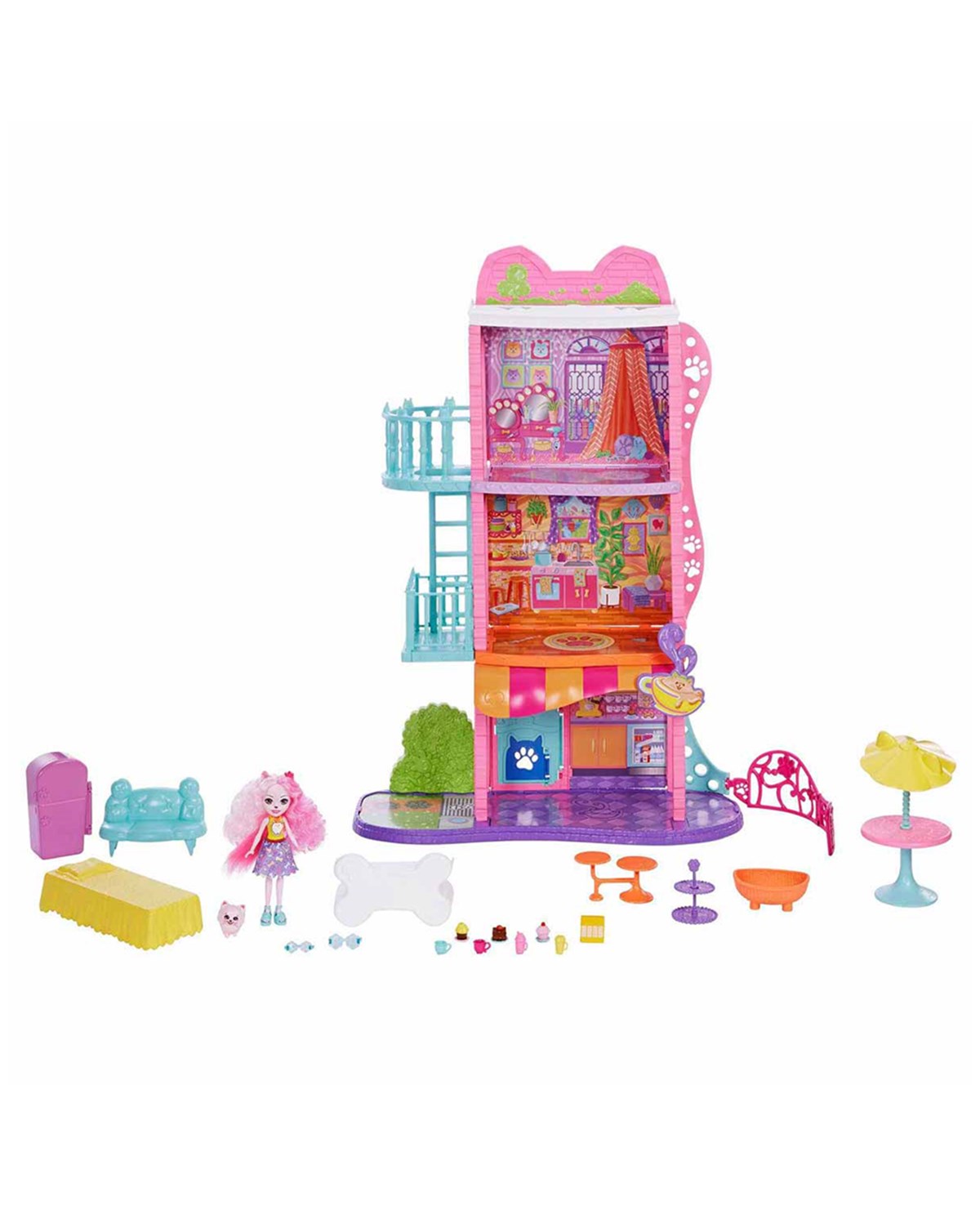 Breadcrumbut, Enchantimals, Enchantimals Şehir Evi ve Kafe Oyun Seti HHC18