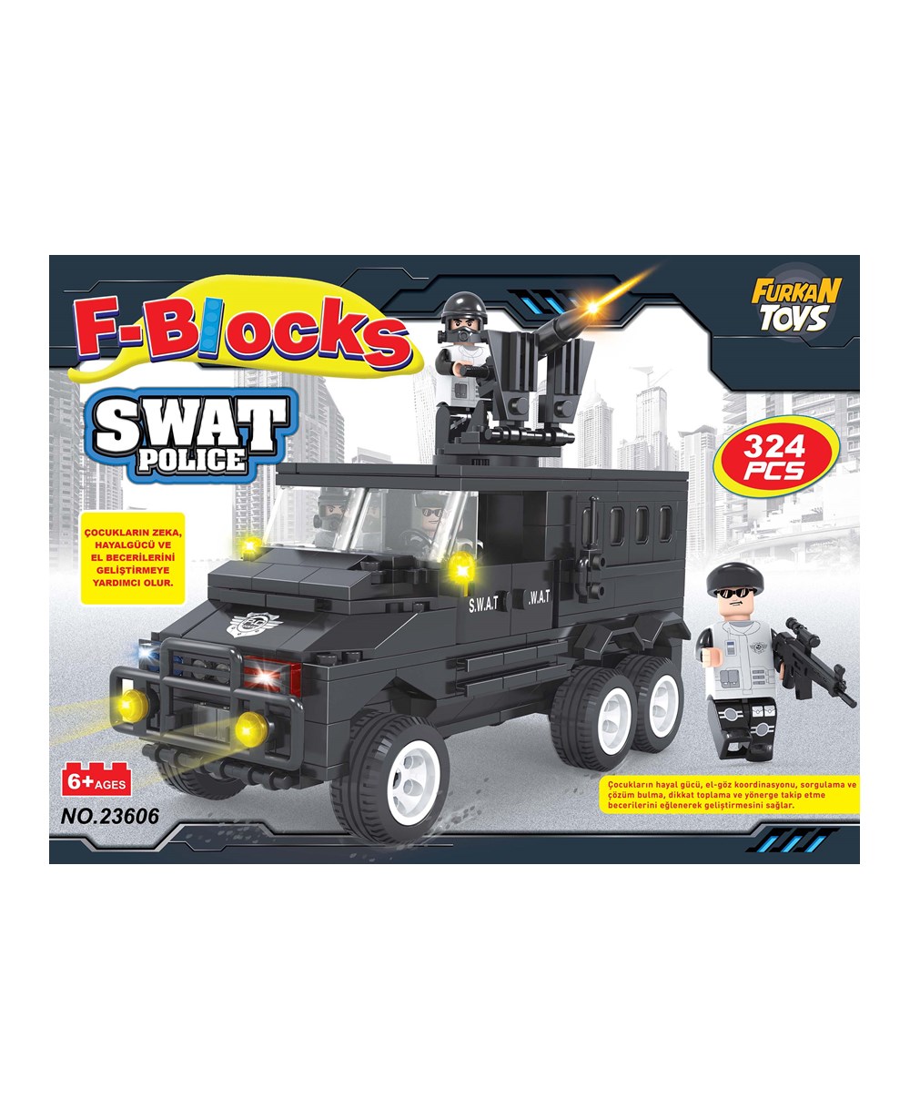 Breadcrumbut, F-BLOCKS, F-Blocks Swat Seri 324 Parça Lego Seti FR37388
