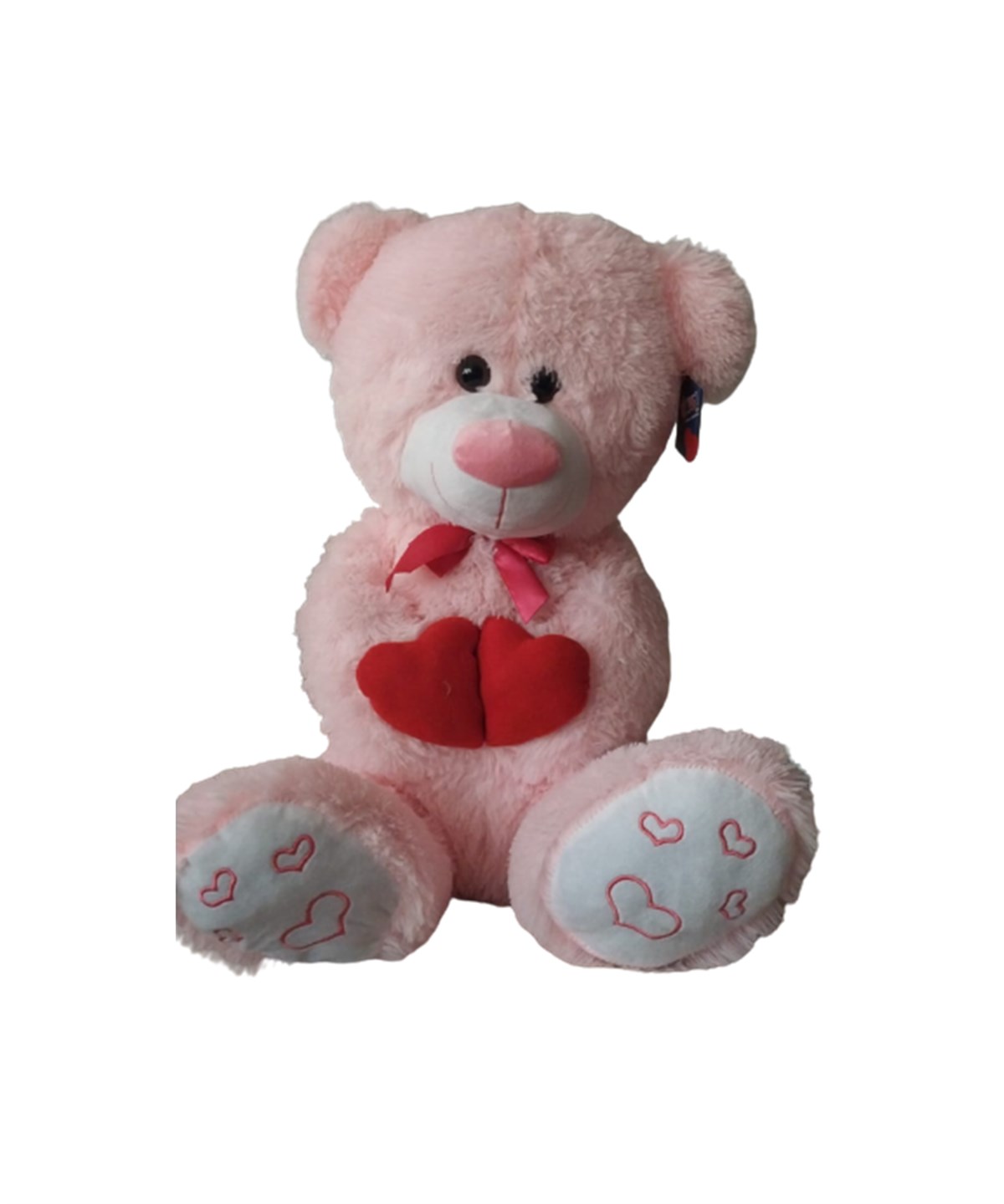 Breadcrumbut, Halley, Halley Çift Kalpli Peluş Ayı 85cm 87307 Pembe