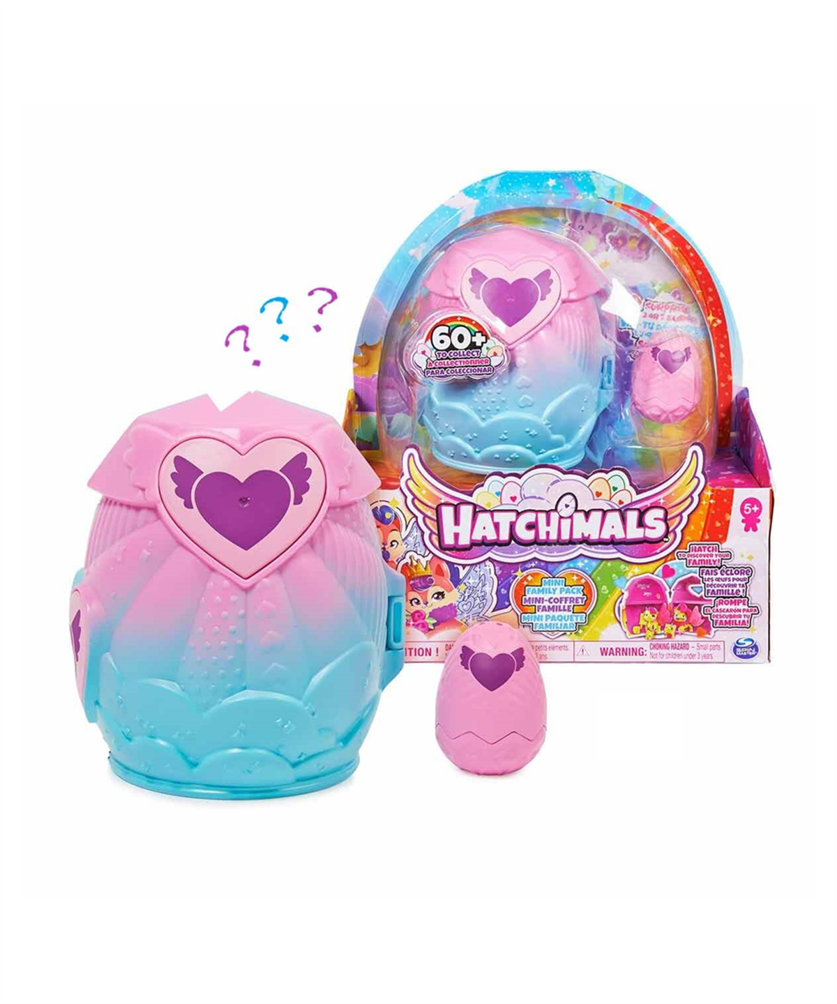 Breadcrumbut, SPIN MASTER, Hatchimals Biriktirebilir 3 Karakterli Aile Paketi Ev Oyun Seti