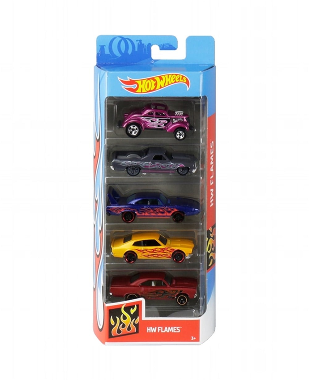 Breadcrumbut, Hot Wheels, Hot Wheels 5'li Araba Seti 01806 GHP60 HW Flames