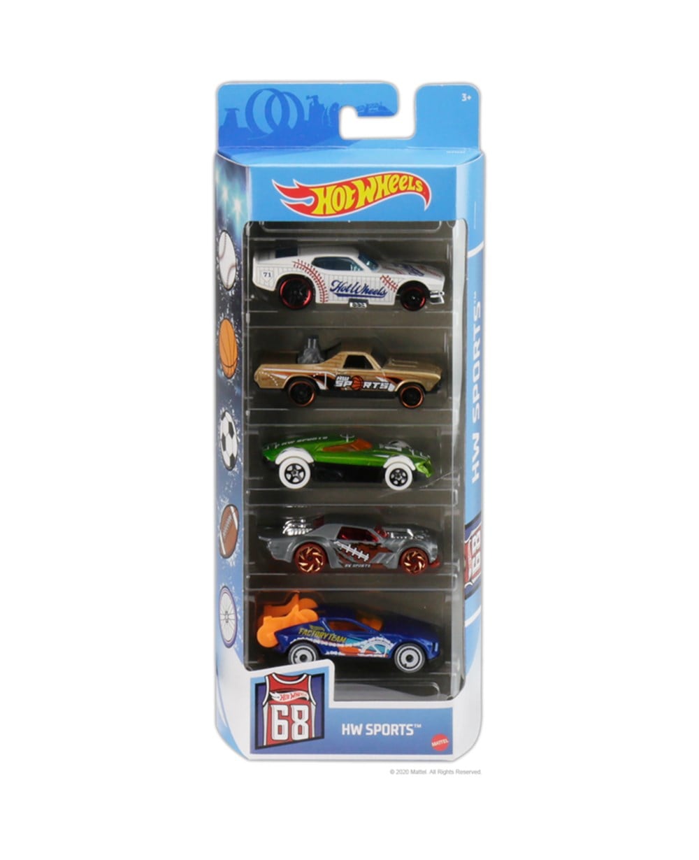 Breadcrumbut, Hot Wheels, Hot Wheels 5'li Araba Seti 01806 GTN37 HW Sports