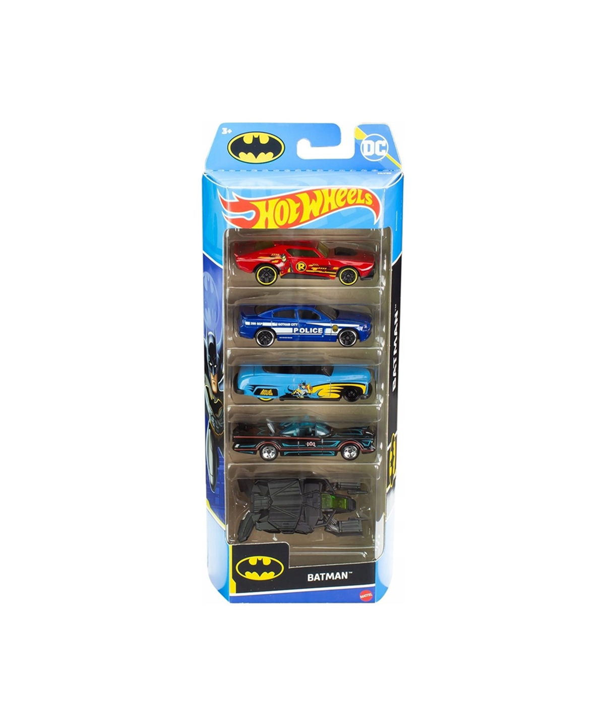 Breadcrumbut, Hot Wheels, Hot Wheels 5'li Araba Seti 01806 HLY68 Batman
