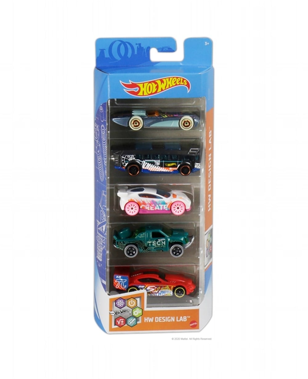 Breadcrumbut, Hot Wheels, Hot Wheels 5'li Araba Seti 01806 GTN34 HW Design Lab