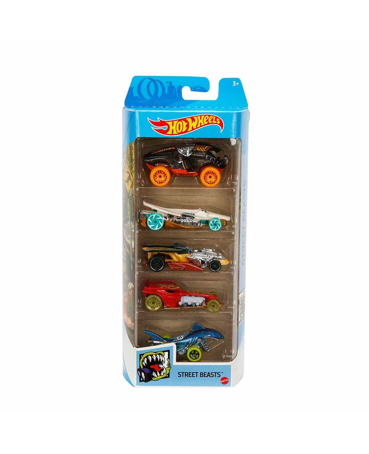Breadcrumbut, Hot Wheels, Hot Wheels 5'li Araba Seti 01806 GTN49 Street Beasts