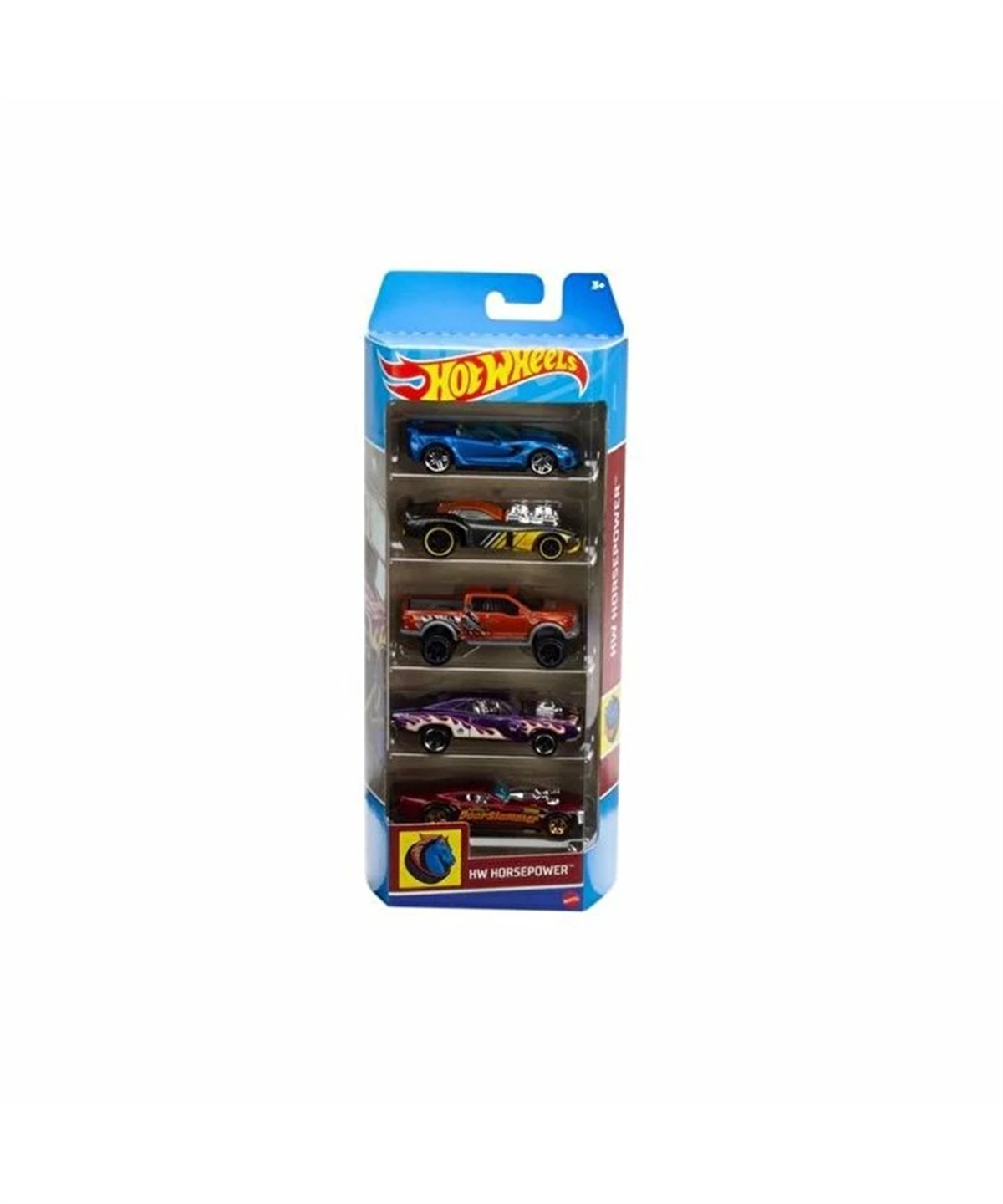 Breadcrumbut, Hot Wheels, Hot Wheels 5'li Araba Seti 01806 HFV94 Hw Horsepower