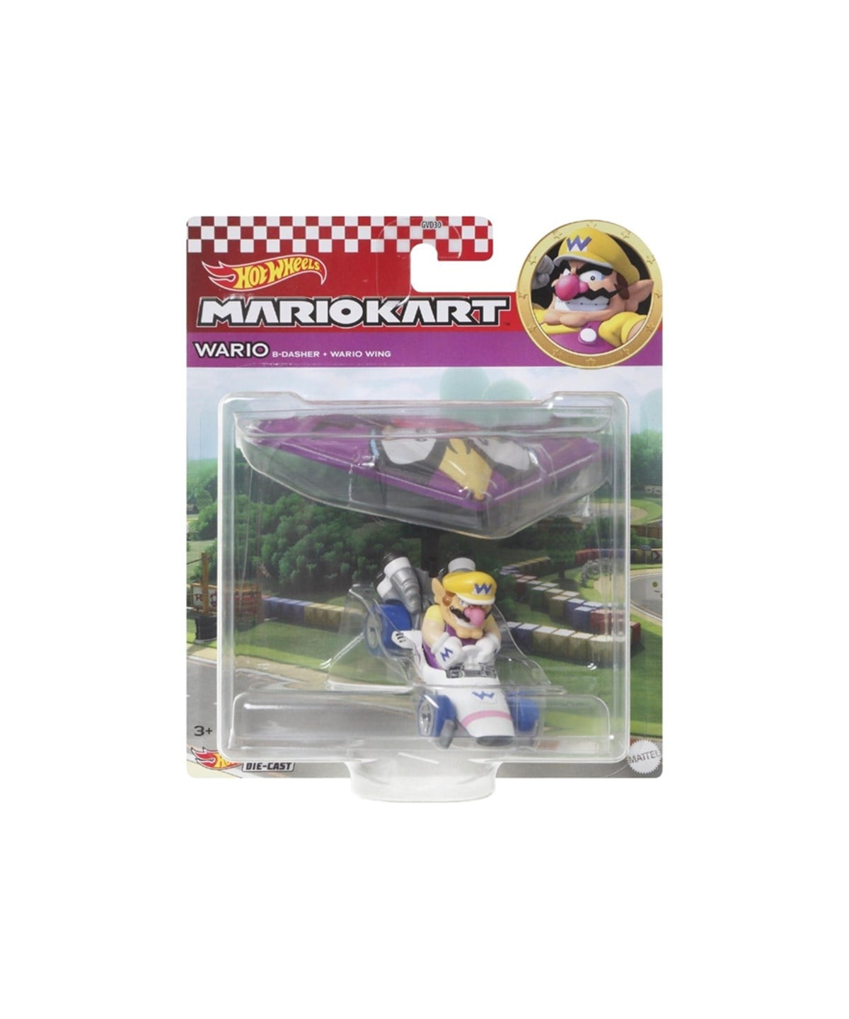 Breadcrumbut, Hot Wheels, Hot Wheels Mario Kart Planörlü Araçlar Luigi GVD30 HDB42 Wario