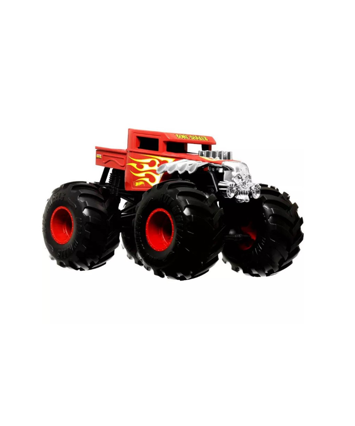 Breadcrumbut, Hot Wheels, Hot Wheels Monster Trucks 1:24 Arabalar FYJ83 HNM42 Bone Shaker