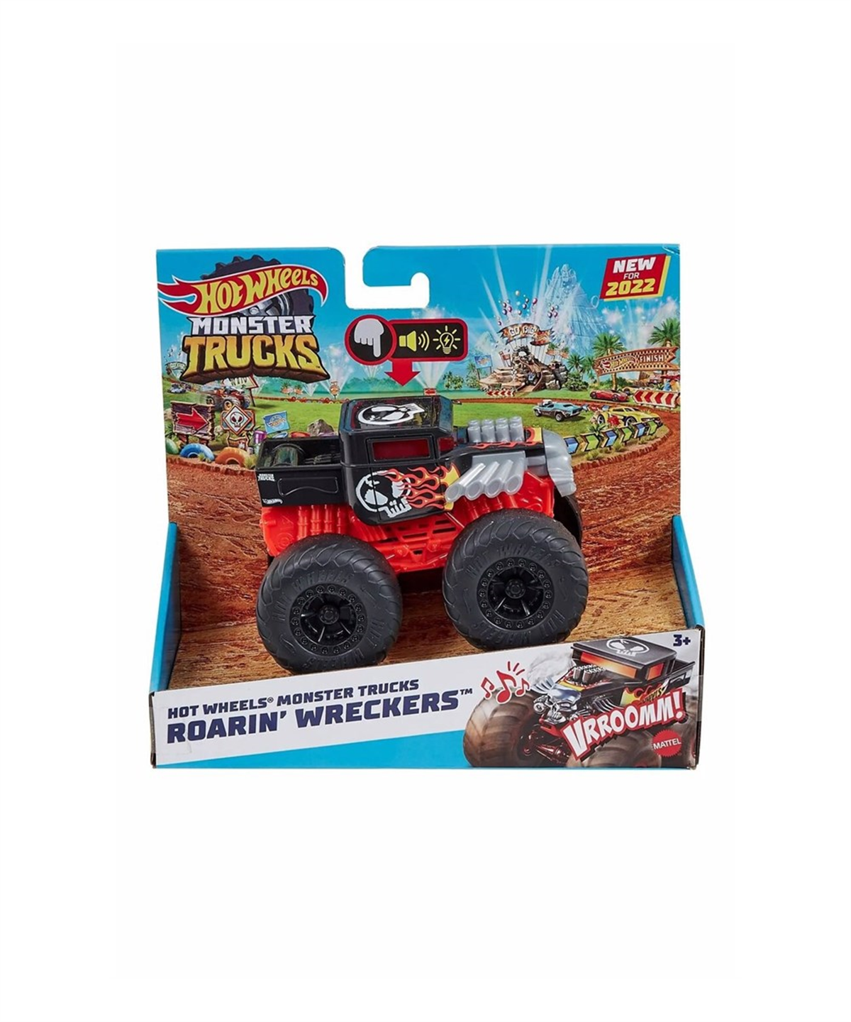 Breadcrumbut, Hot Wheels, Hot Wheels Monster Trucks Kükreyen Arabalar Serisi HDX60 HDX61 Bone Shaker
