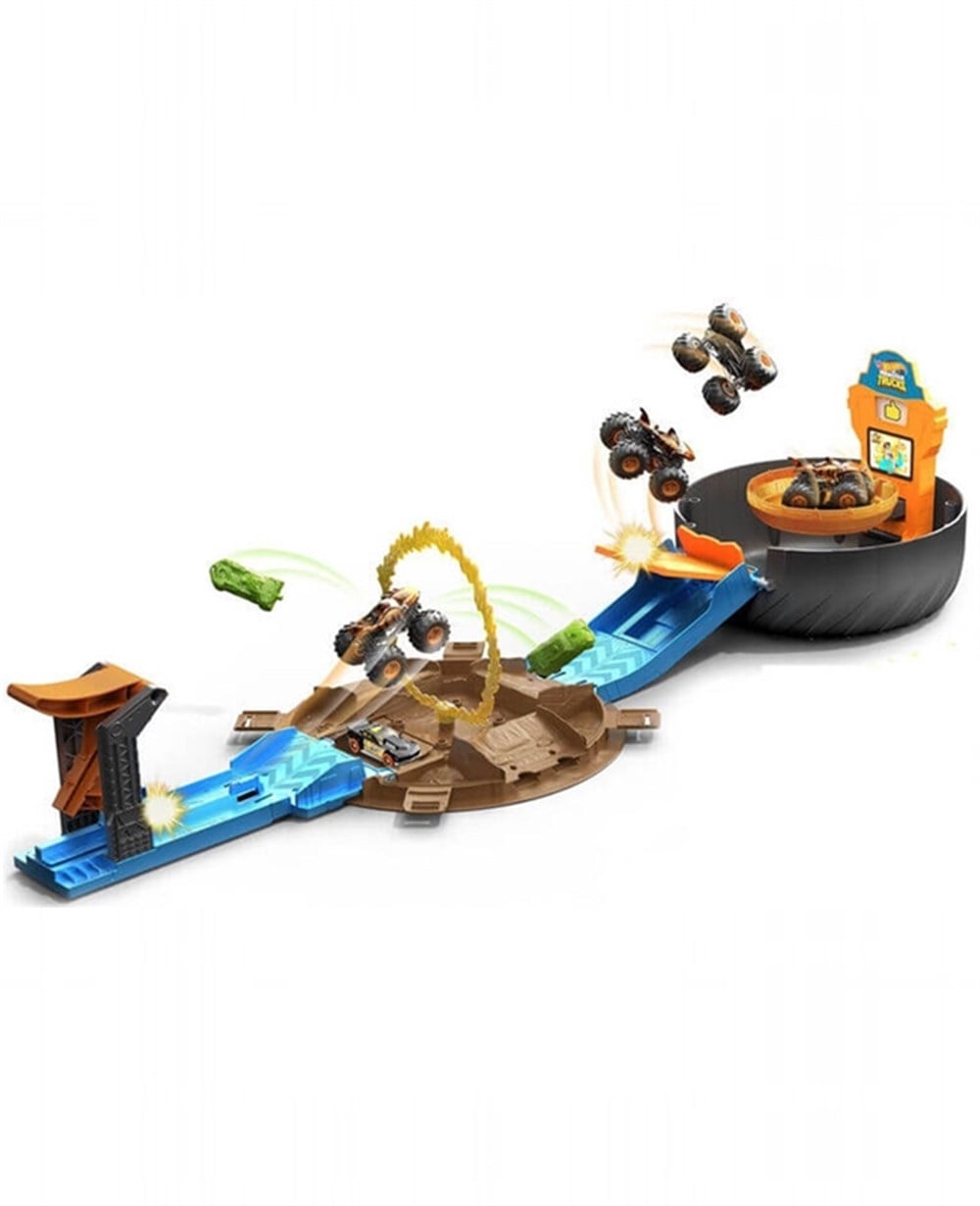 Breadcrumbut, Hot Wheels, Hot Wheels Monster Trucks Akrobasi Tekerleği Oyun Seti GVK48 