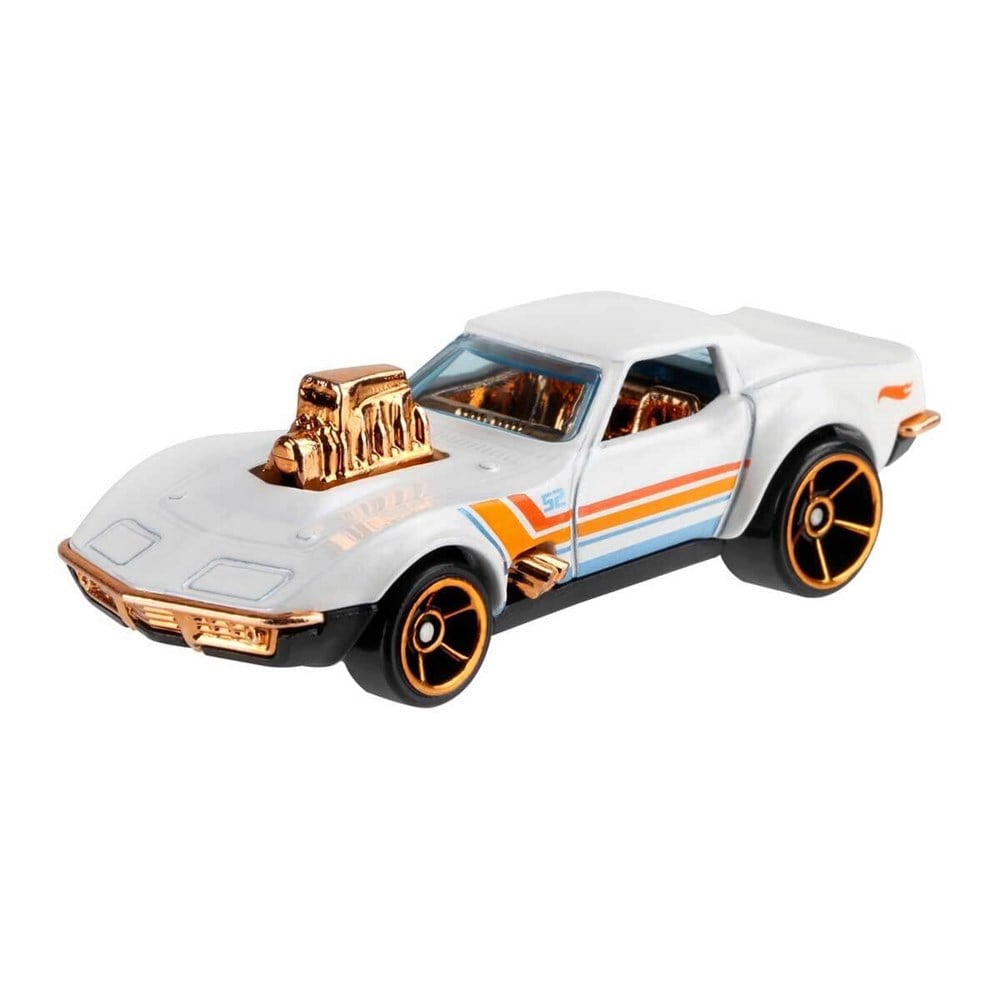 Breadcrumbut, Hot Wheels, Hot Wheels Parlak ve Krom Özel Seri GJW48 GJW52 1968 Corvette GAS Monkey Garage