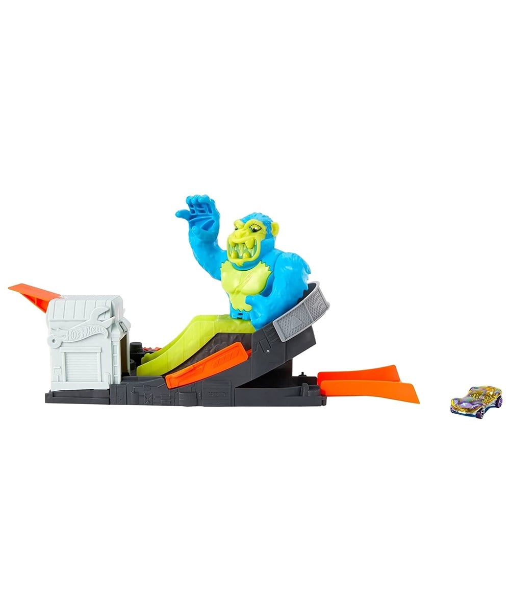 Breadcrumbut, Hot Wheels, Hot Wheels Şehirde Yaratık Macerası Oyun Seti Serisi Fnb05 GTT66 Goril Saldırısı