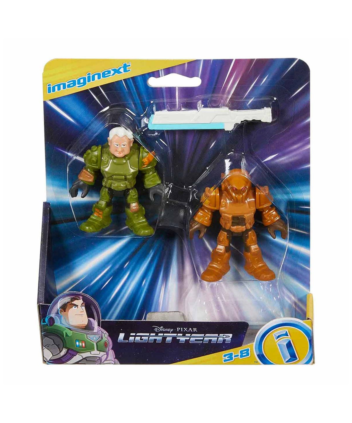 Breadcrumbut, Imaginext, Imaginext Lightyear Figür Seti HGT30 HGT36 Darby Steel Zap Patrol