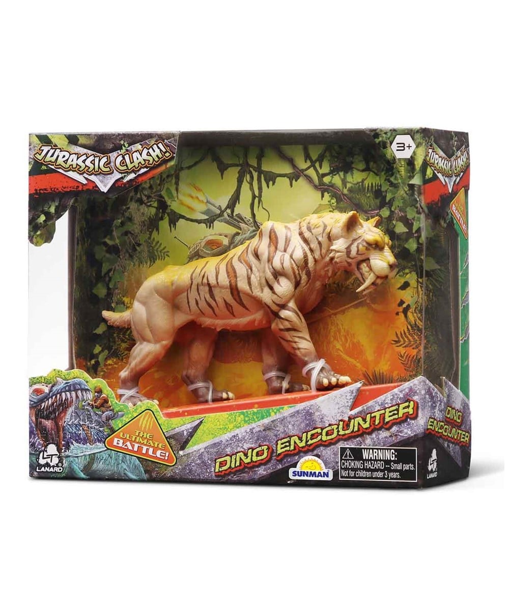 Breadcrumbut, Sunman, Jurassic Clash Dinozor Figürleri 70970 Sabertooth Tiger
