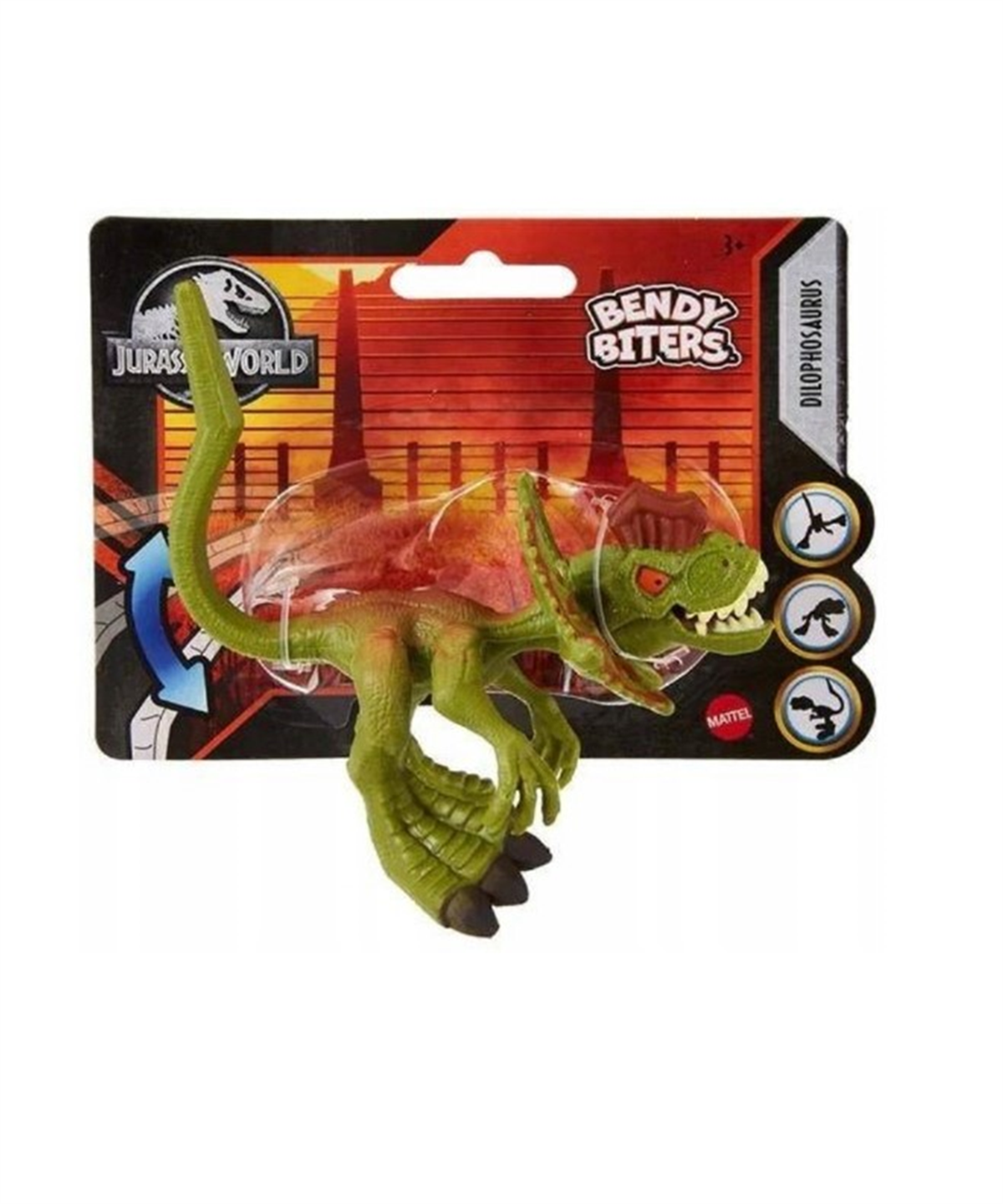 Breadcrumbut, Jurassic World, Jurassic World Mini Dinazor Serisi Esnek Isırıklar GYX92 GYX96 Dilophosaurus