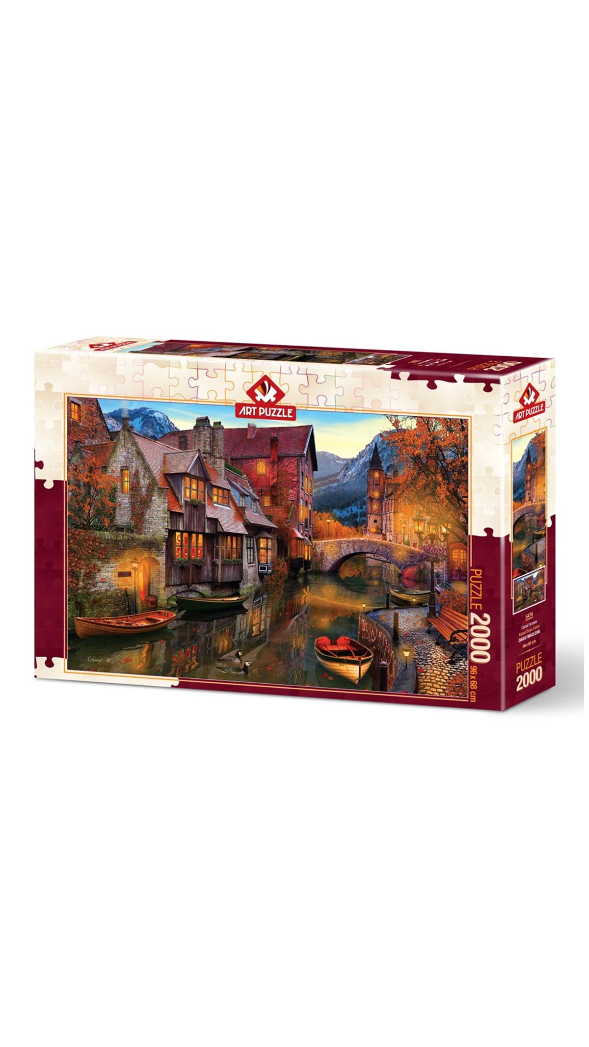 Breadcrumbut, ART PUZZLE, KANAL BOYU EVLERİ - 2000 PARÇA 5476