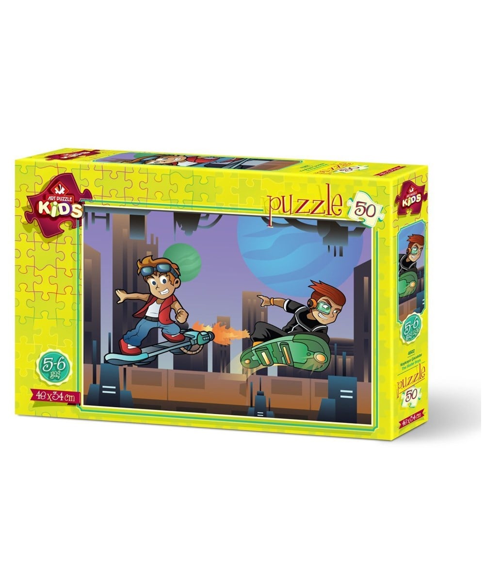 Breadcrumbut, ART PUZZLE, KAYKAYCI ÇOCUKLAR - 50 PARÇA
