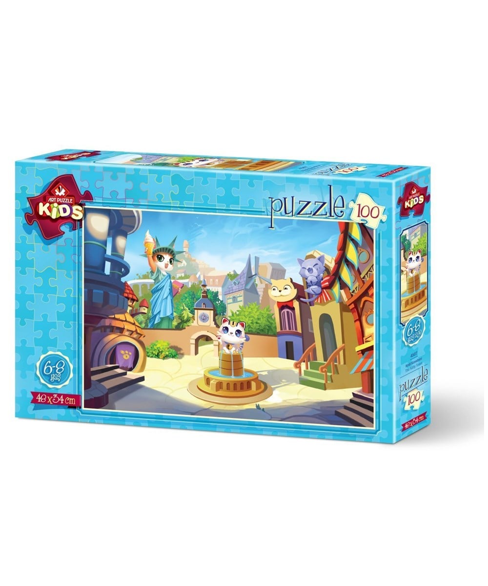 Breadcrumbut, ART PUZZLE, KEDİ KASABASI - 100 PARÇA