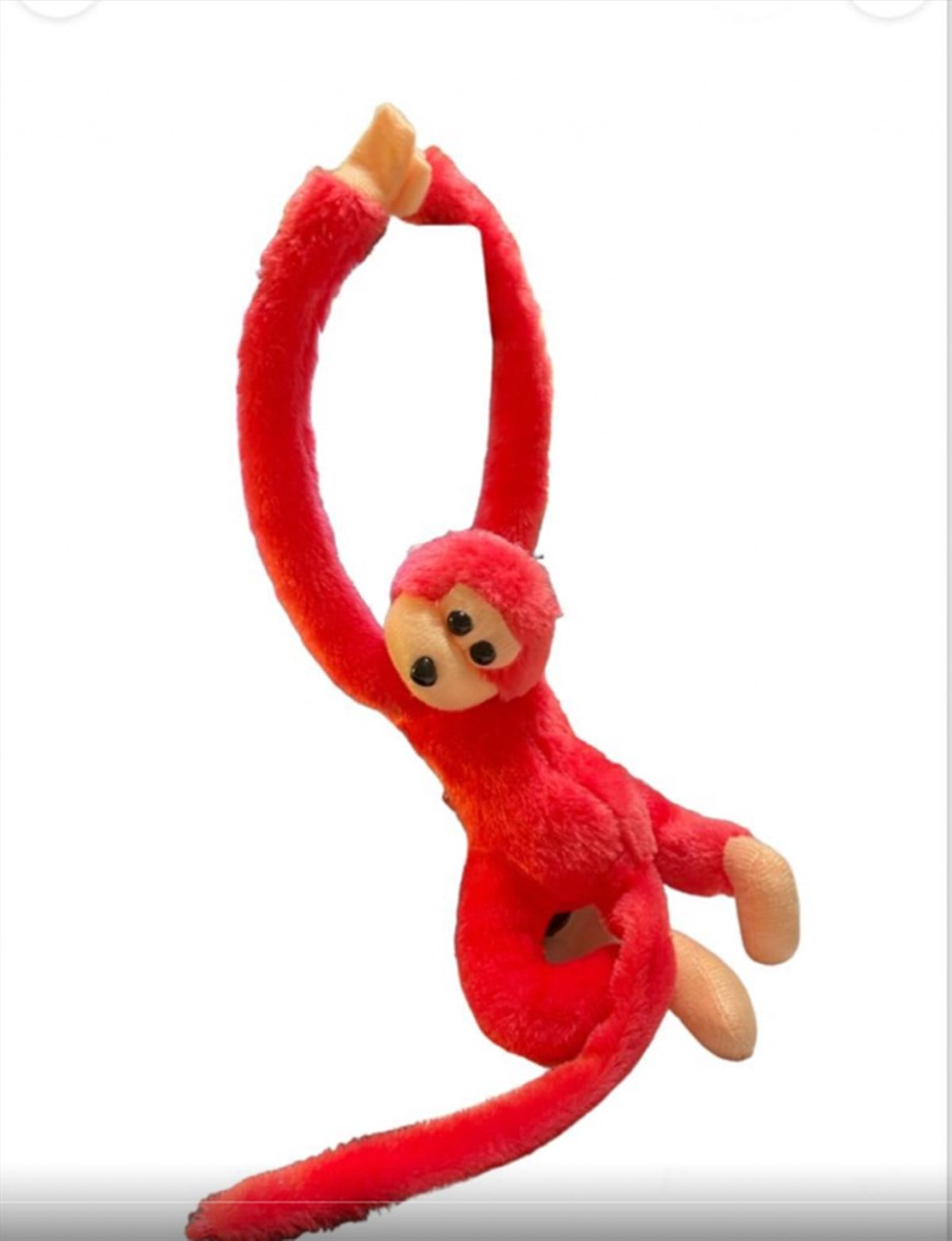 Breadcrumbut, OSMAN KIZILKAYA, KZL Sesli Peluş Maymun Küçük 40 cm 95036 Kırmızı