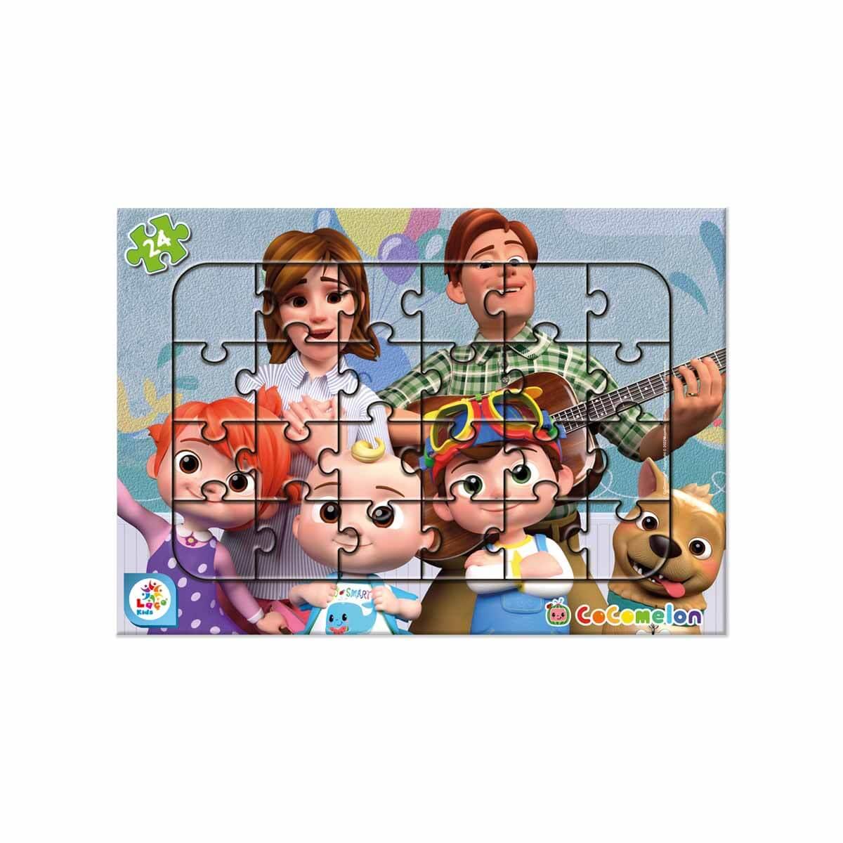 Breadcrumbut, Laço Kids, Laço Kids Frame Cocomelon Puzzle 24 Parça CO7794