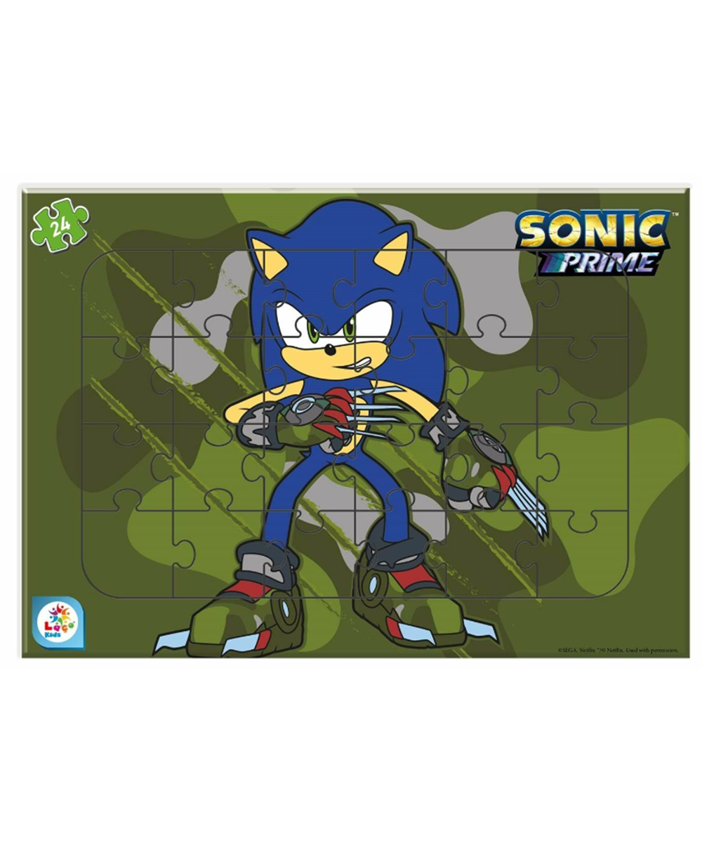 Breadcrumbut, Laço Kids, Laço Kids Frame Sonic Puzzle 24 Parça SO7867