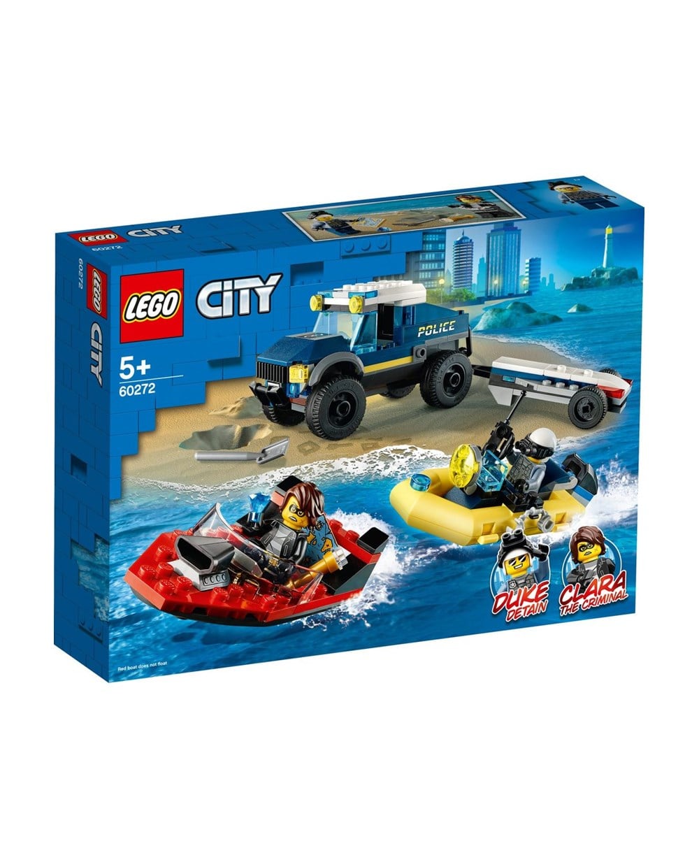Breadcrumbut, Lego, LEGO City Elite Police Boat Transport 60272
