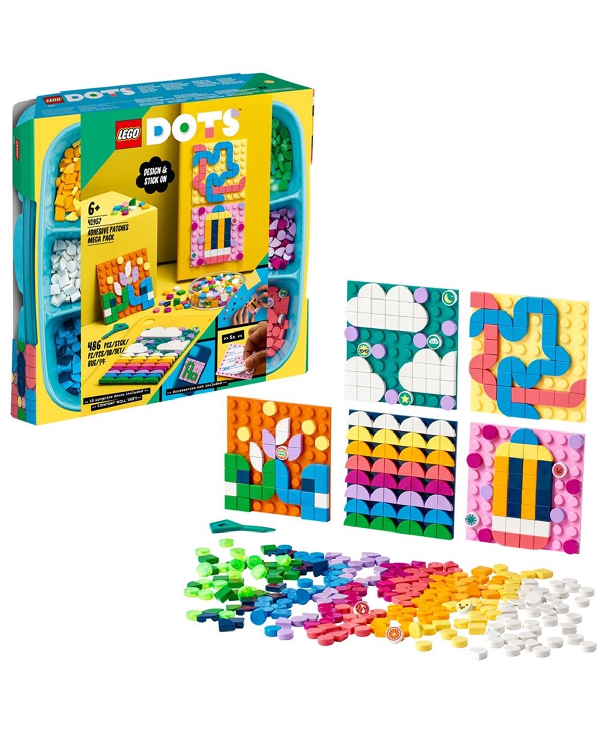 Breadcrumbut, Lego, LEGO DOTS Yapıştırılabilir Kare Parçalar Mega Paket 41957