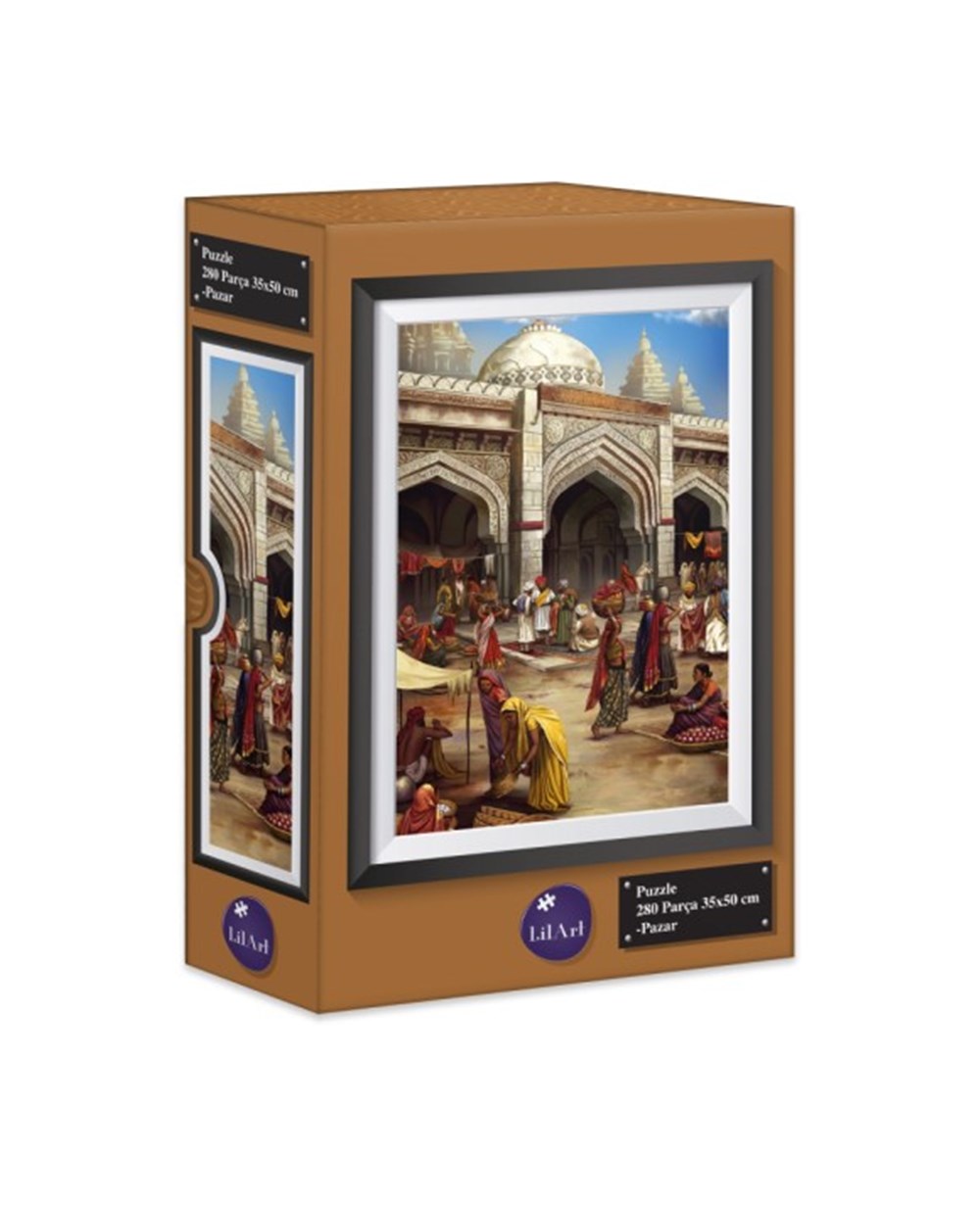 Breadcrumbut, LİLART, Lilart Puzzle Pazar 280 Parça Pazar