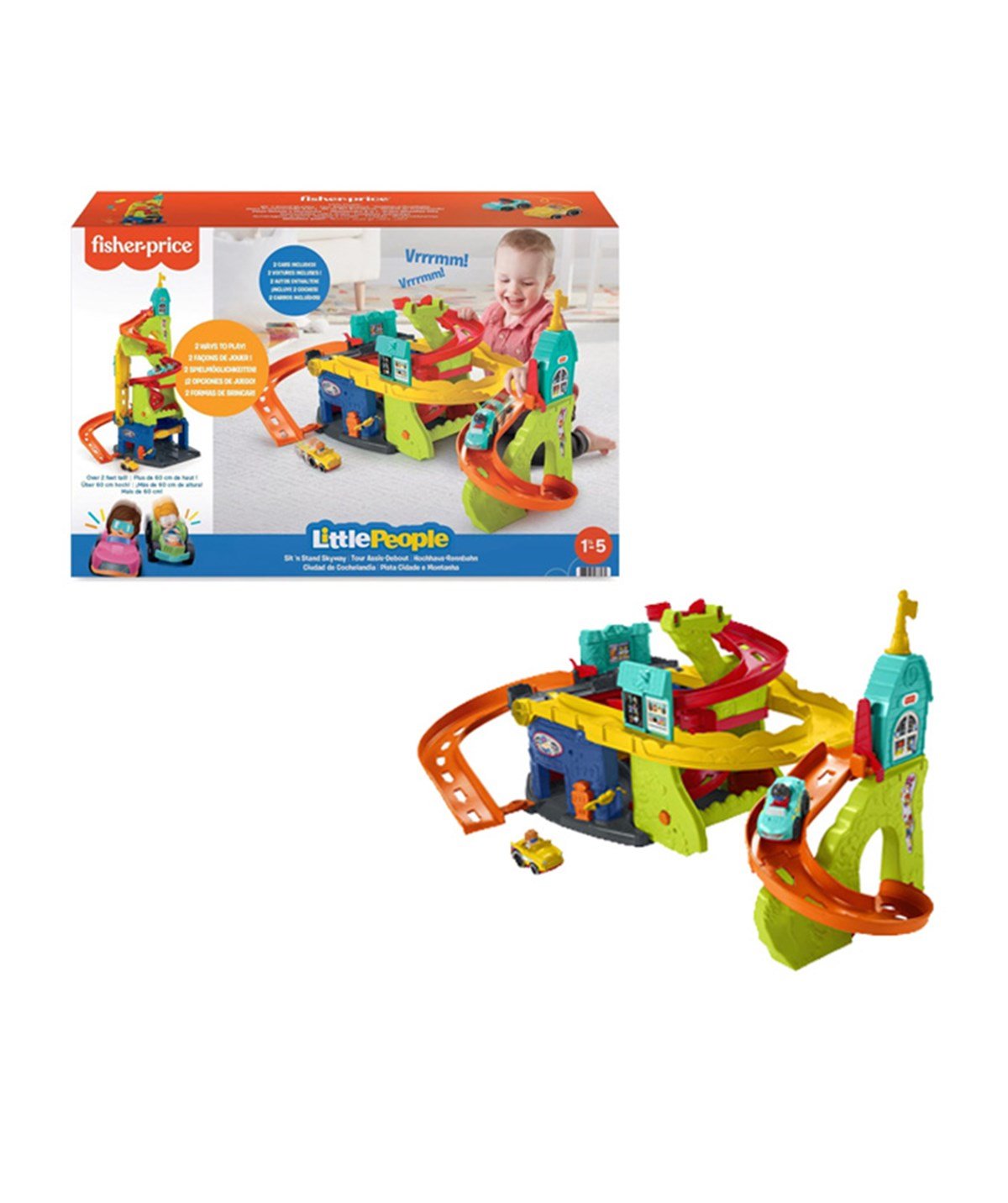 Breadcrumbut, Fisher Price, Little People Wheelies Şehri Oyun Seti HBD77
