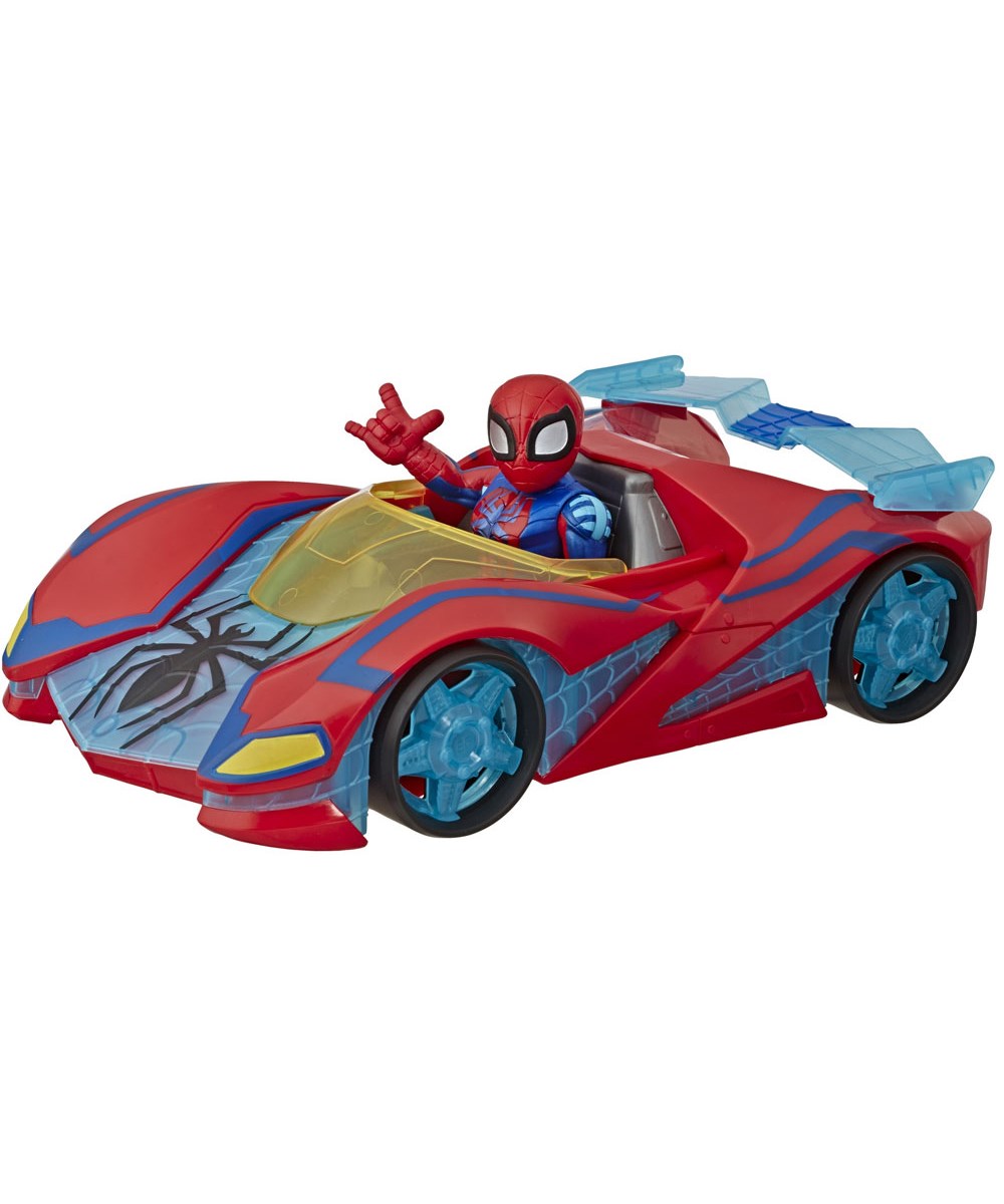 Breadcrumbut, Marvel Avengers, Marvel Super Hero Adventures Mega Mini Figür ve Araç E6223 E7932 Spider-Man