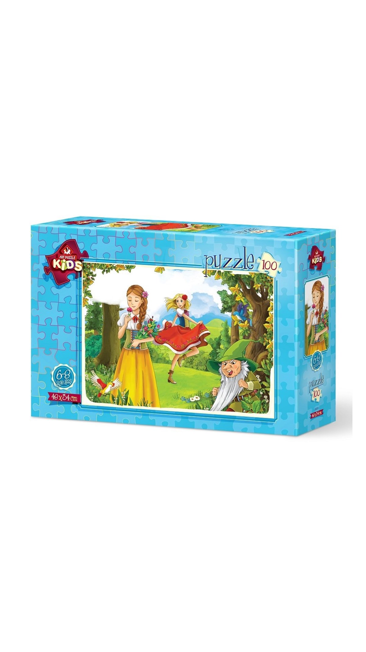 Breadcrumbut, ART PUZZLE, MASAL GÜLÜ - 100 PARÇA 5619