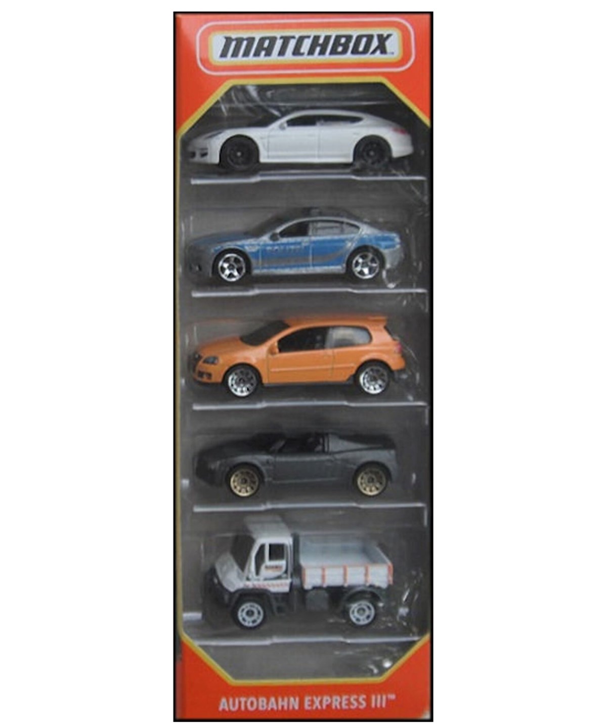 Breadcrumbut, MATCHBOX, Matchbox 5'li Araba Seti C1817 HFH13 Autobahn Express III