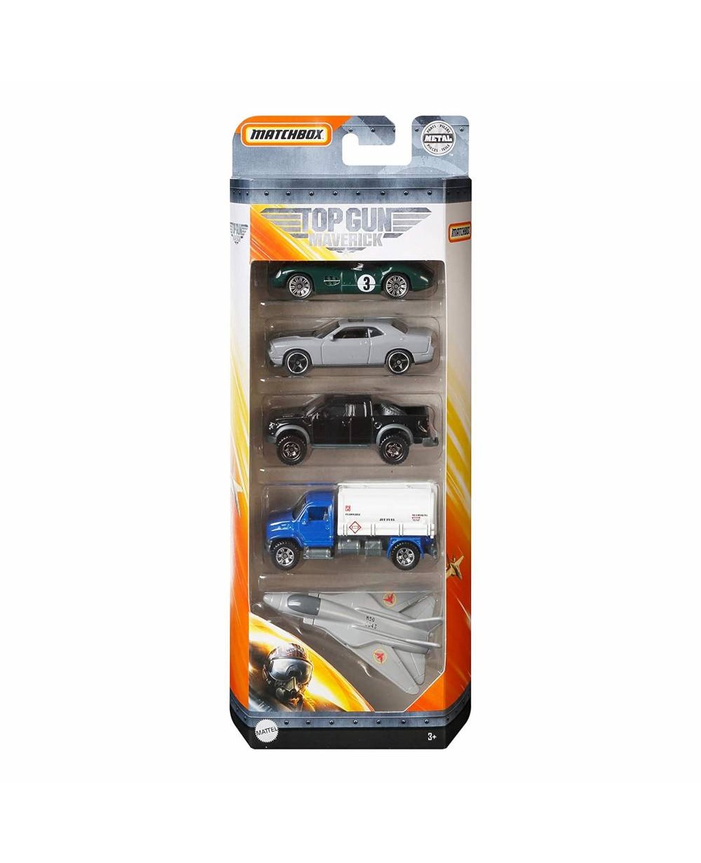 Breadcrumbut, MATCHBOX, Matchbox 5'li Araba Seti C1817 GPF95 Top Gun Maverick
