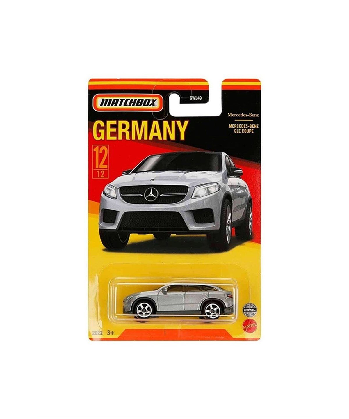 Breadcrumbut, MATCHBOX, Matchbox Almanya Araçları Serisi GWL49 HFH55 Mercedes-Benz Gle Coupe