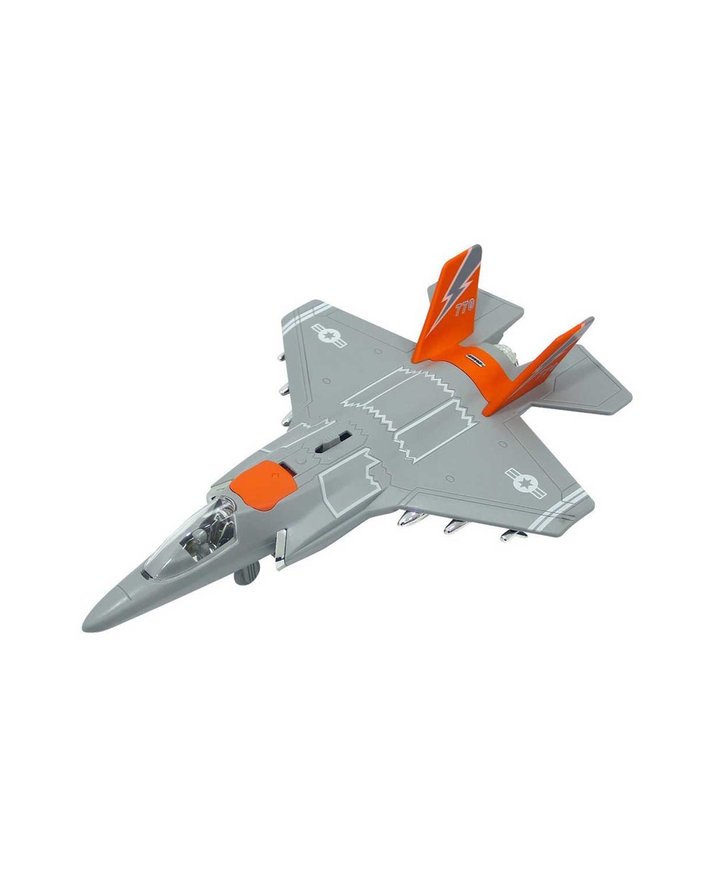 Breadcrumbut, Sunman, Maxx Wheels 1:16 Maxx Wheels Sesli ve Işıklı Jet Fighter 23211 Turuncu