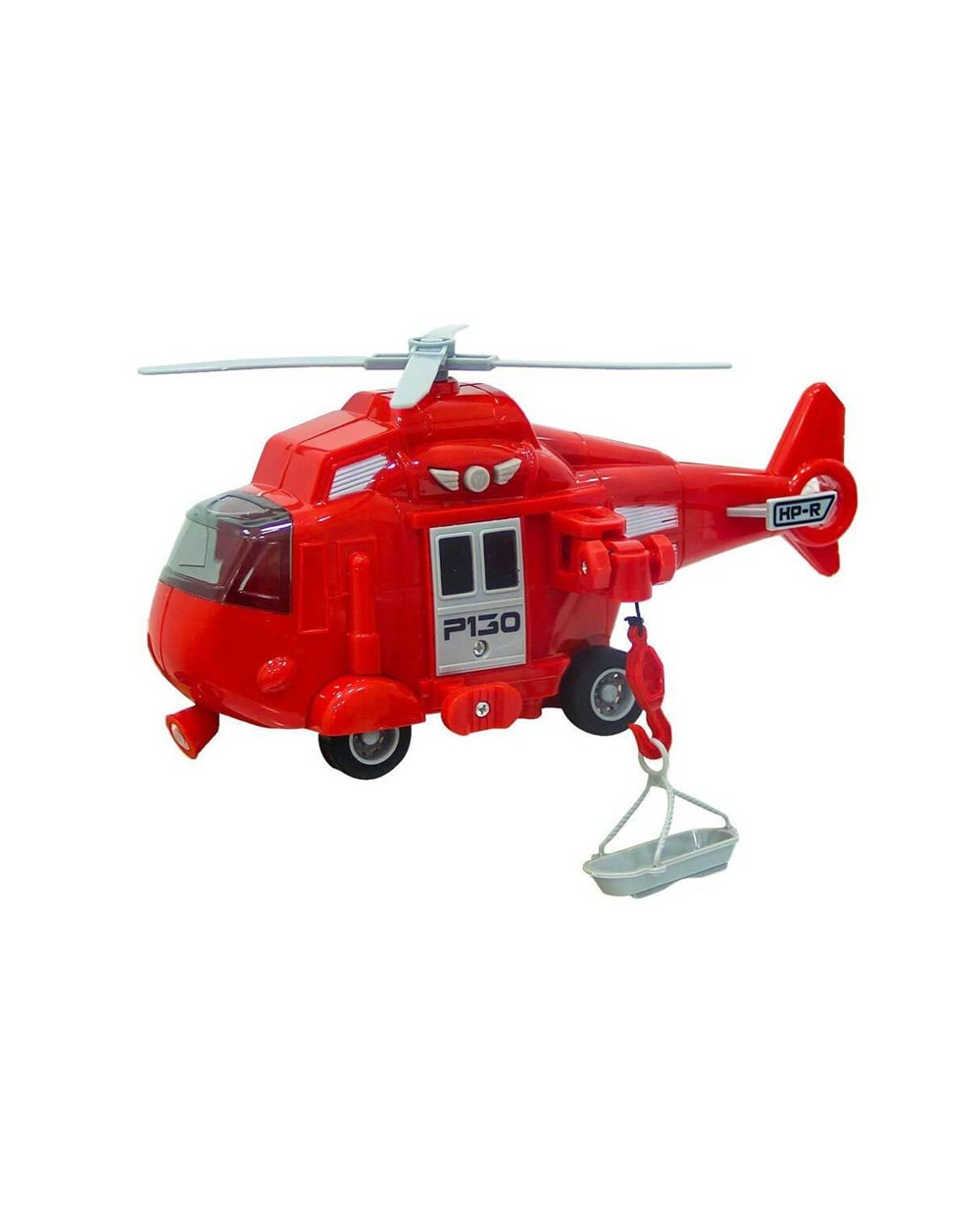Breadcrumbut, Sunman, Maxx Wheels 1:20 Sesli ve Işıklı Kurtarma Helikopteri 23204 Kırmızı