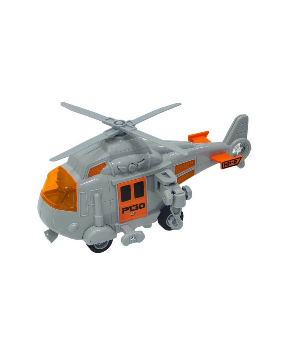 Breadcrumbut, Sunman, Maxx Wheels 1:20 Sesli ve Işıklı Kurtarma Helikopteri 23204 Gri