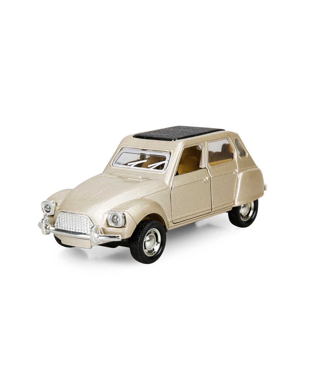Breadcrumbut, Sunman, Maxx Wheels Işıklı Klasik Model Arabalar 11 cm. 21101 Krem Citroen 2cv6
