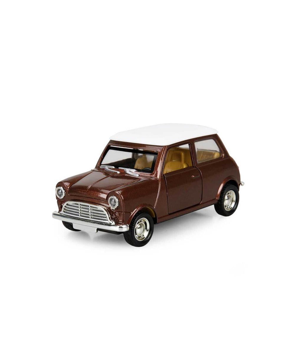 Breadcrumbut, Sunman, Maxx Wheels Işıklı Klasik Model Arabalar 11 cm. 21101 Kahverengi Mini Cooper