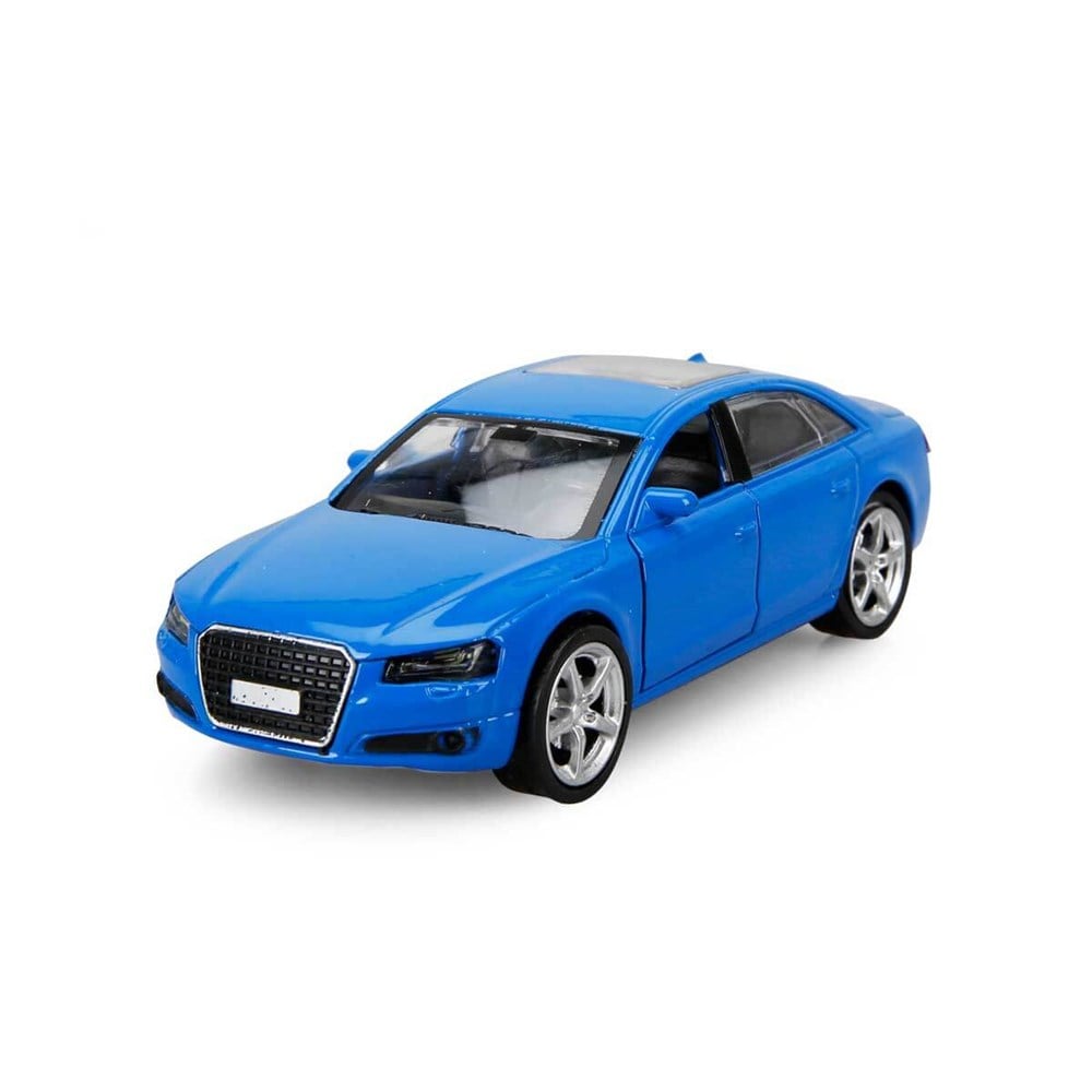 Breadcrumbut, Sunman, Maxx Wheels Işıklı Spor Araba 12 cm 21040 Mavi Audi