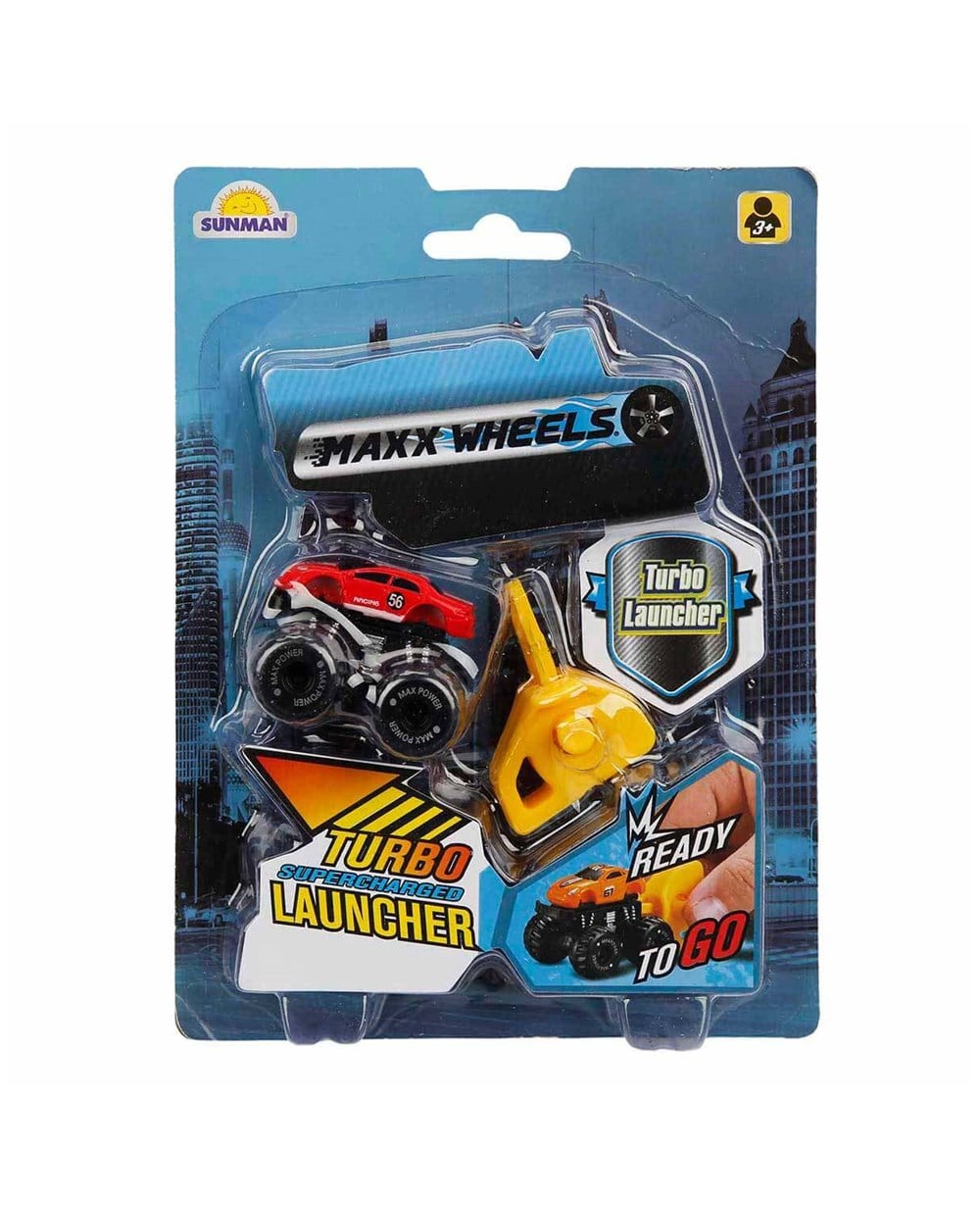 Breadcrumbut, Sunman, Maxx Wheels Mini Fırlayan Araçlar 26694 56 Kırmızı