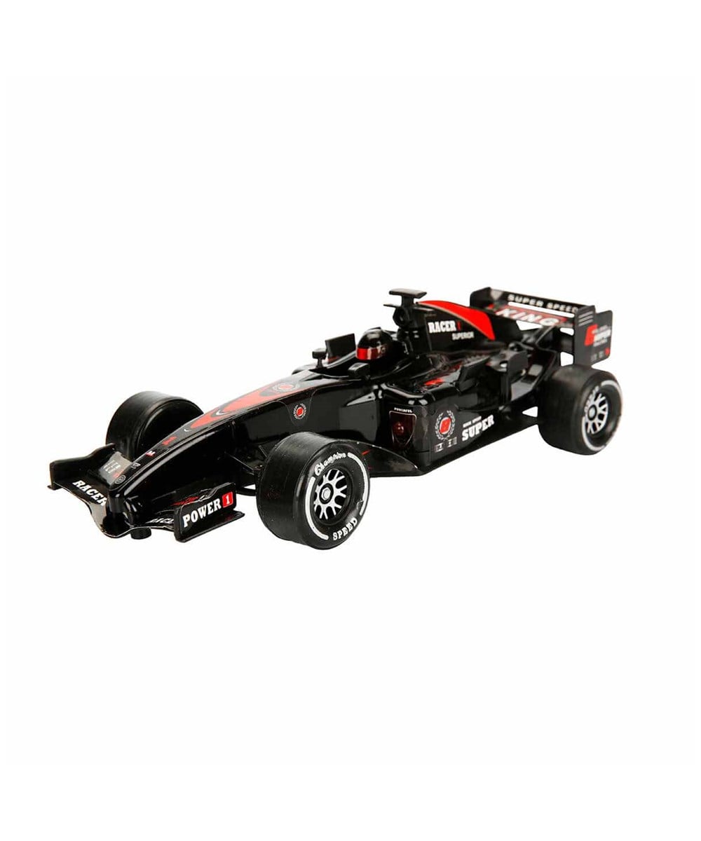 Breadcrumbut, Sunman, Maxx Wheels Sesli Ve Işıklı F1 Racing Sürtmeli Araba 26 cm 26779 Siyah